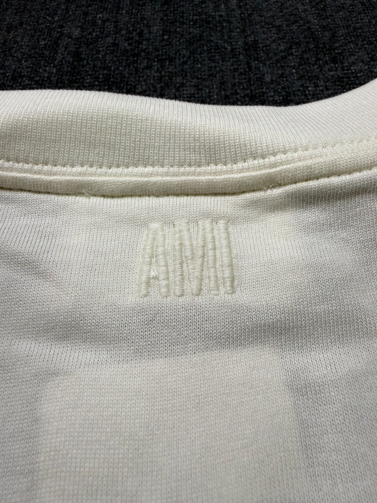 NWT Ami T-Shirt Men's 2XL White Short Sleeve Crew Neck Pullover Lightweight