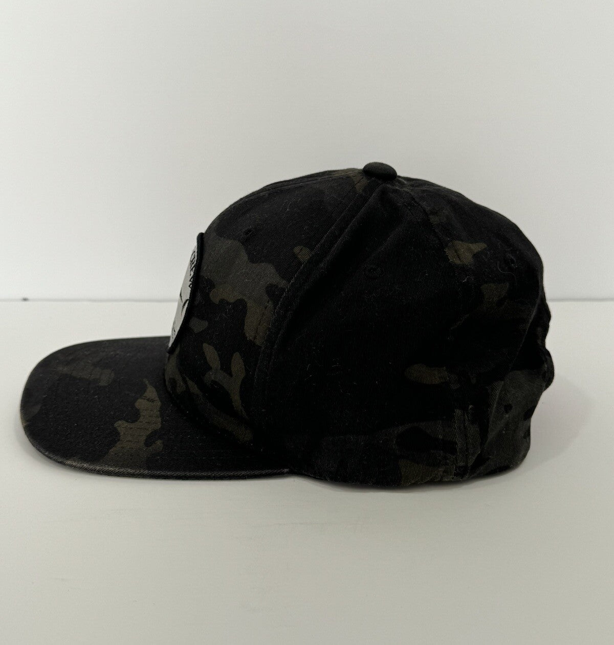 Salty Crew The Classics Embroidered Patch Logo Adjustable Hat Cap Black Camo C1