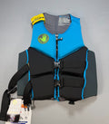 NWT Body Glove Segmented PFD Life Jacket Men's Medium Blue & Black Lightweight