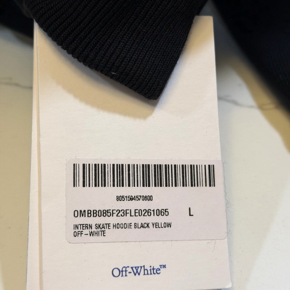 Off-White Black Hoodie - feel like an intern - New