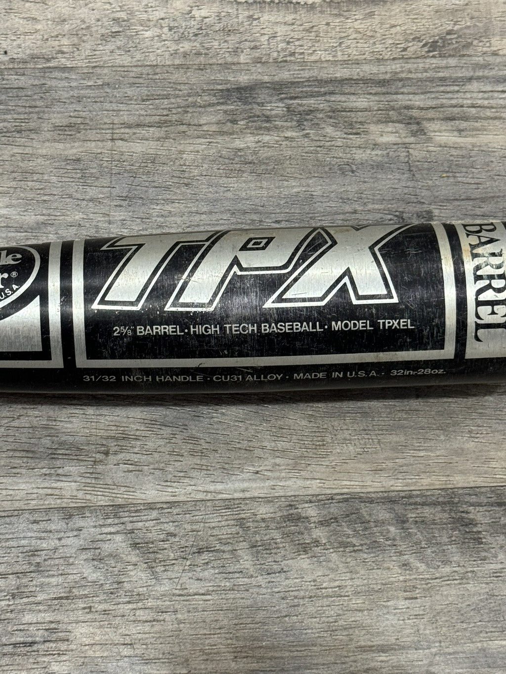 Louisville Slugger TPX Baseball Bat TPXEL 32in 28oz 2 5/8” CU31 Alloy Black