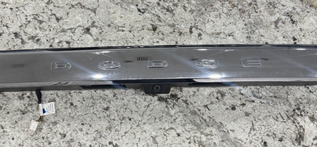 2011 2012 2013 DODGE DURANGO OEM CHROME TRUNK MOLDING TRIM GARNISH WITH CAMERA