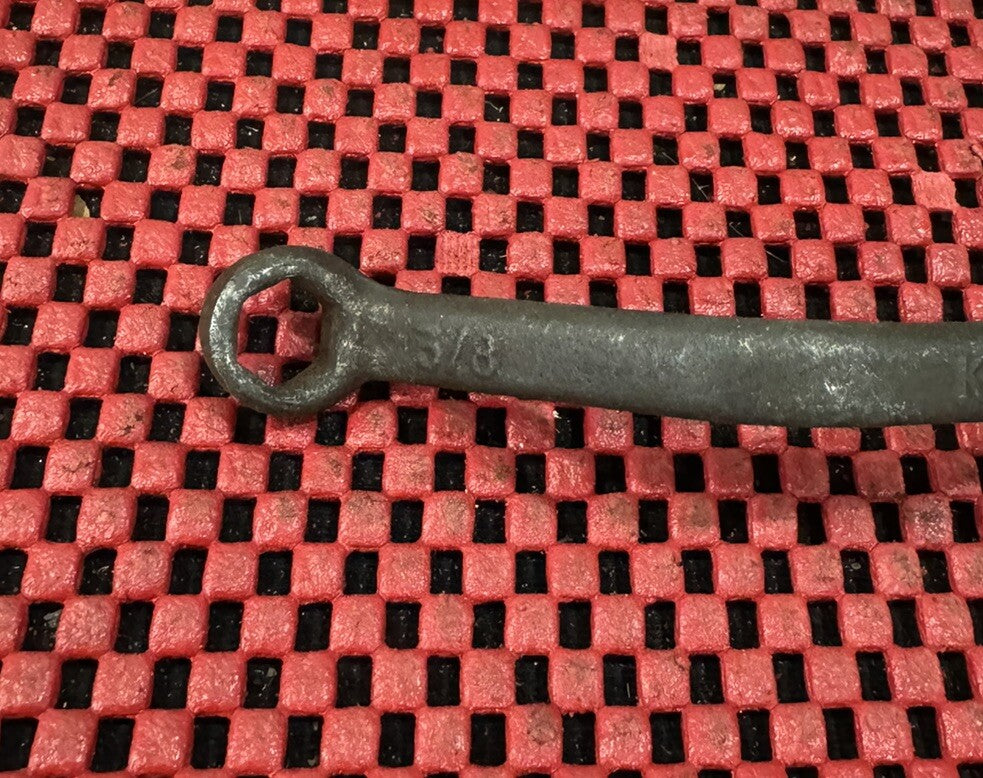 VINTAGE K-D TOOLS NO. 286  3/8" x 7/16" DEEP OFFSET BRAKE BLEEDER BOX WRENCH-USA