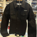 Off-White Black Button-Up Denim Jacket Diag Tag SLIM Size XL