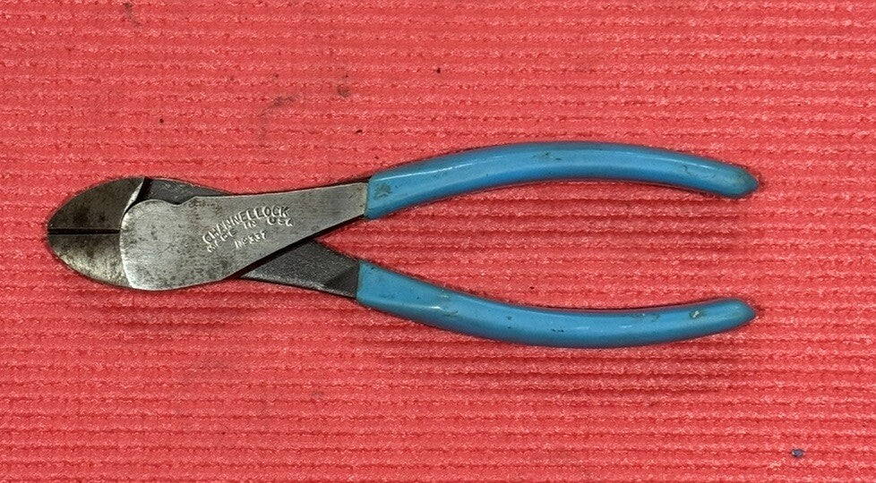 Vintage CHANNELLOCK TOOLS No. 337 Diagonal Cutting Pliers Meadville, PA USA NICE