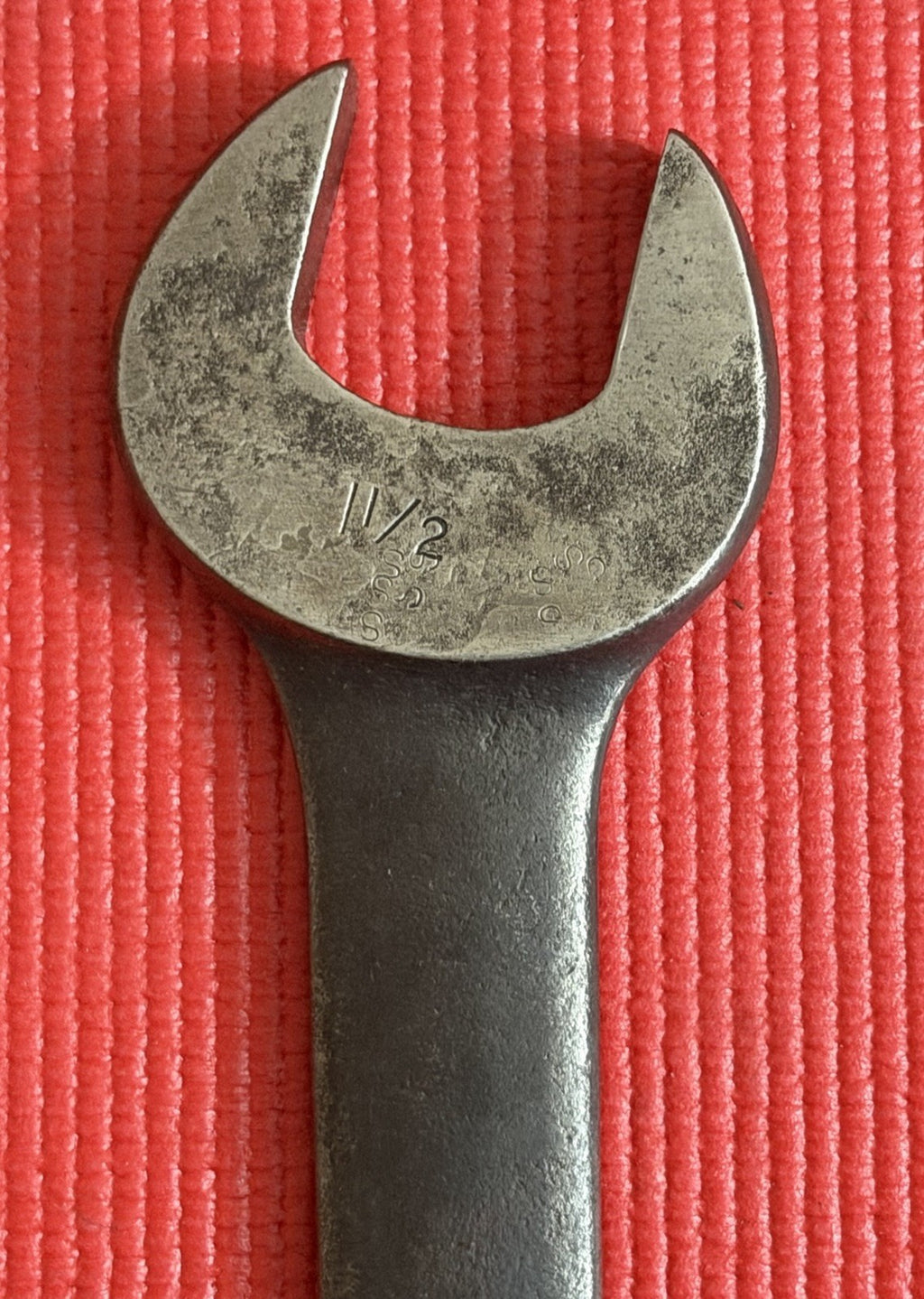 Vintage Williams Tools 739A 1 1/2” X 1 1/4” Double Open End Wrench 14" long USA