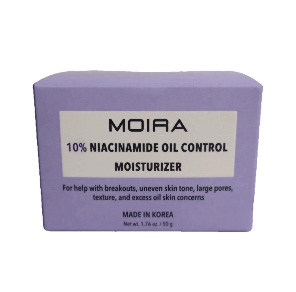 Moira 10% Niacinamide Oil Control Moisturizer Helps w/ Breakouts 1.76 oz / 50g