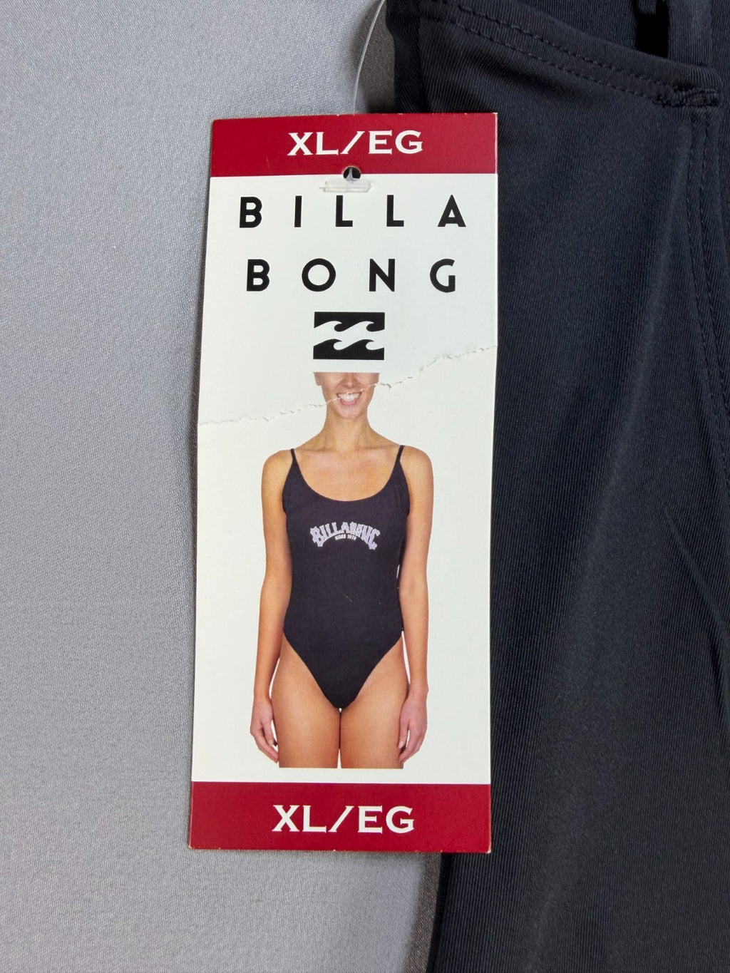 NWT Billabong One-Piece Swimsuit Women's XL Black Sleeveless Stretch Summer Gear