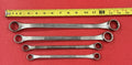 Vintage Craftsman 4 PC V Series SAE Double Box Wrench Set Made in USA