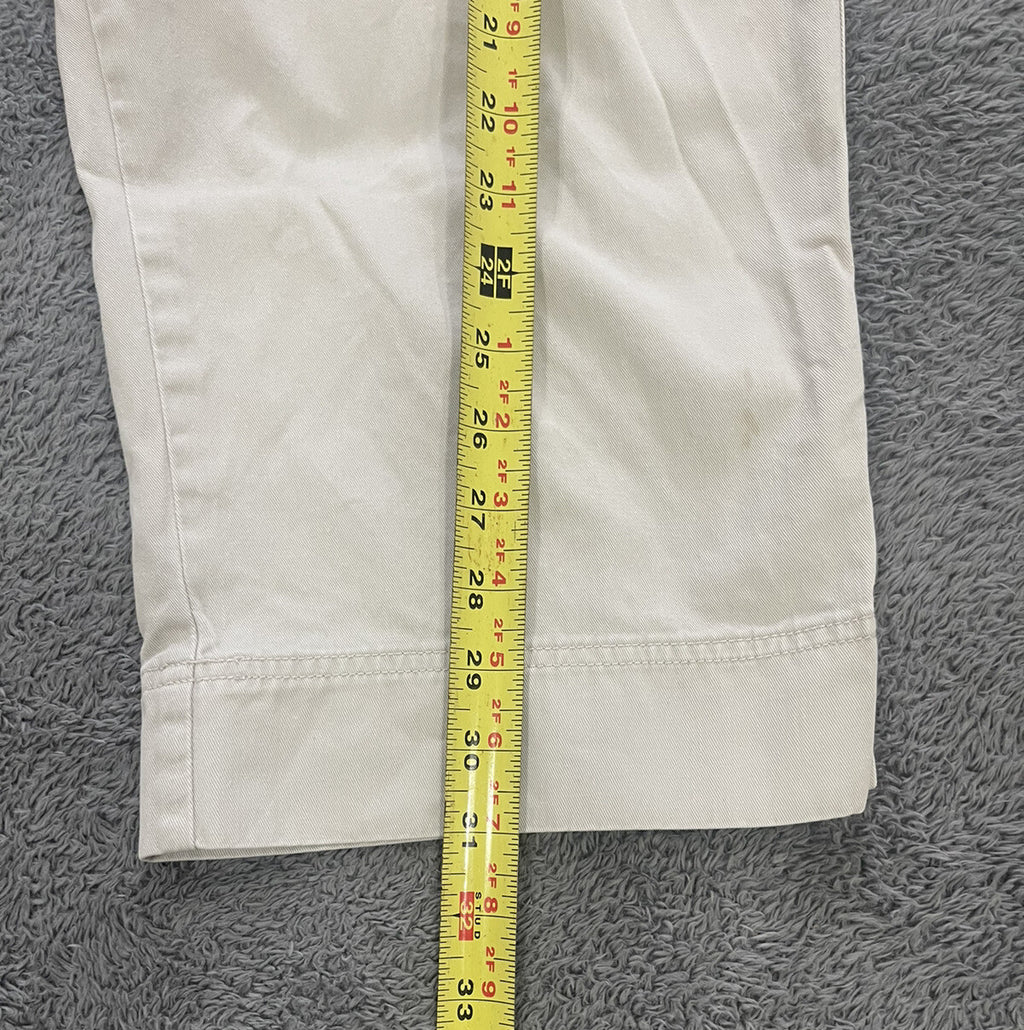 BAY STUDIO KHAKIS PETITE SIZE 12P WOMENS CAPRI SHORTS CARGO COTTON