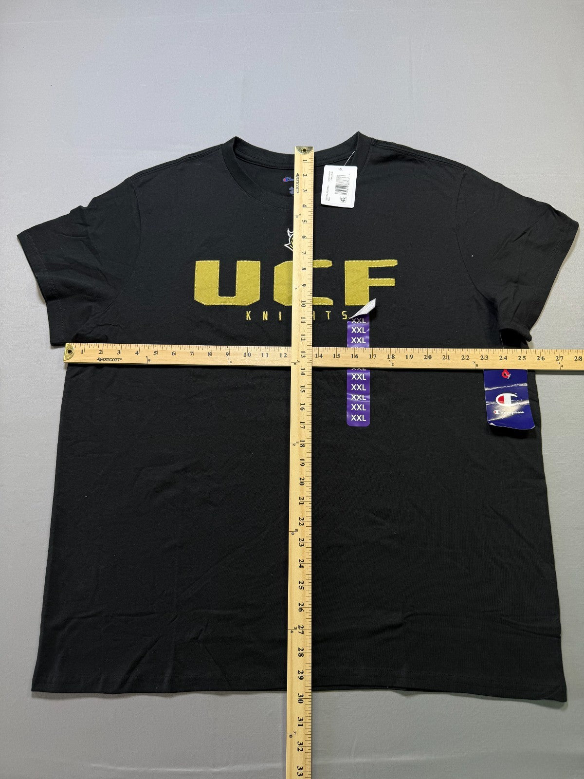 NWT Champions University of Central Florida Knights T-Shirt Men 2XL Black Sports