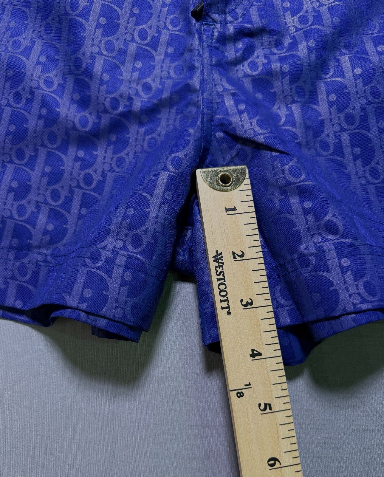 NWT Authentic Dior Oblique Shorts Men's size 2XL Blue Monogram Luxury Trunks