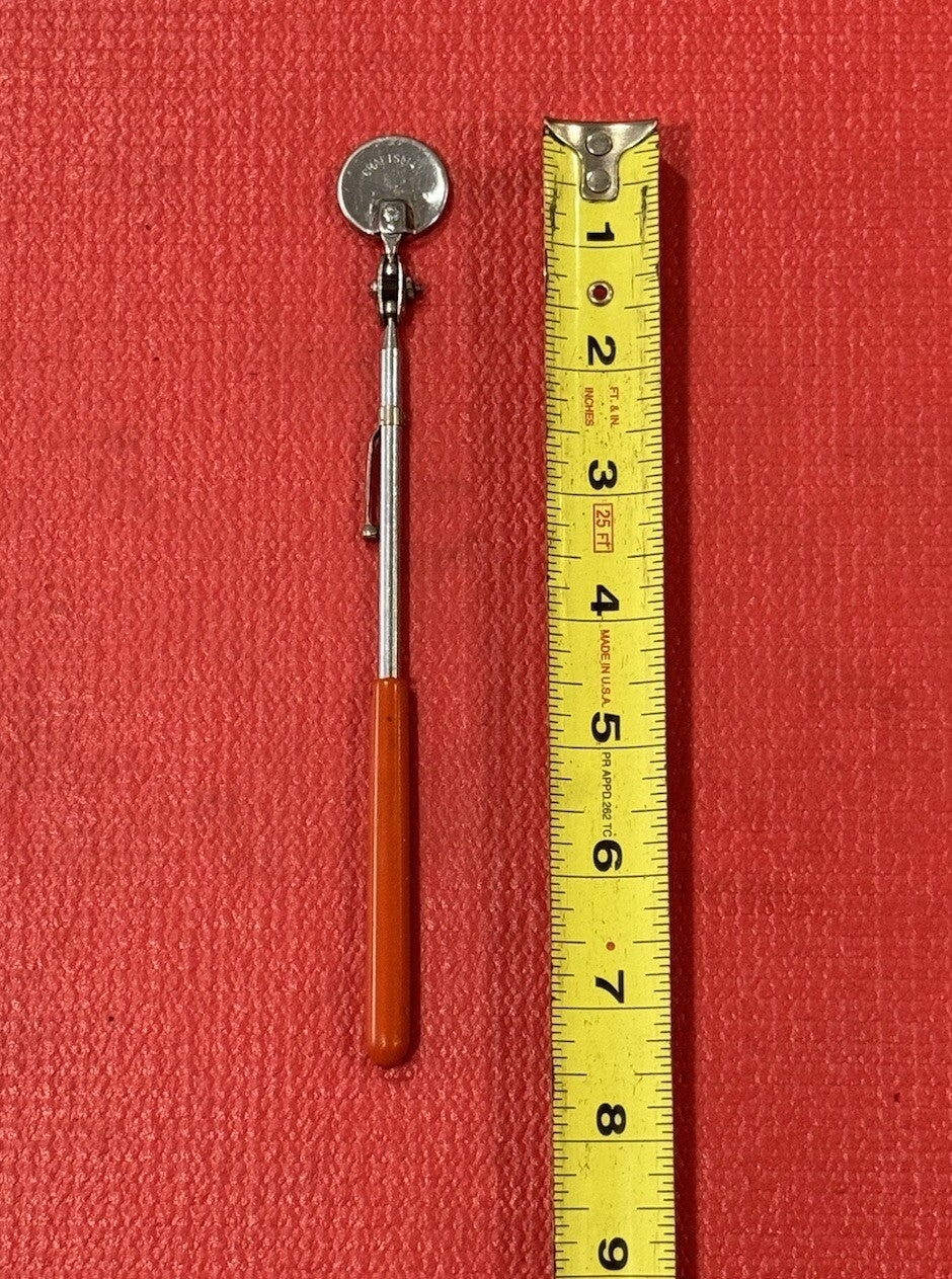 Vintage Craftsman Telescoping Inspection Mirror 7.5in. Long Made in USA