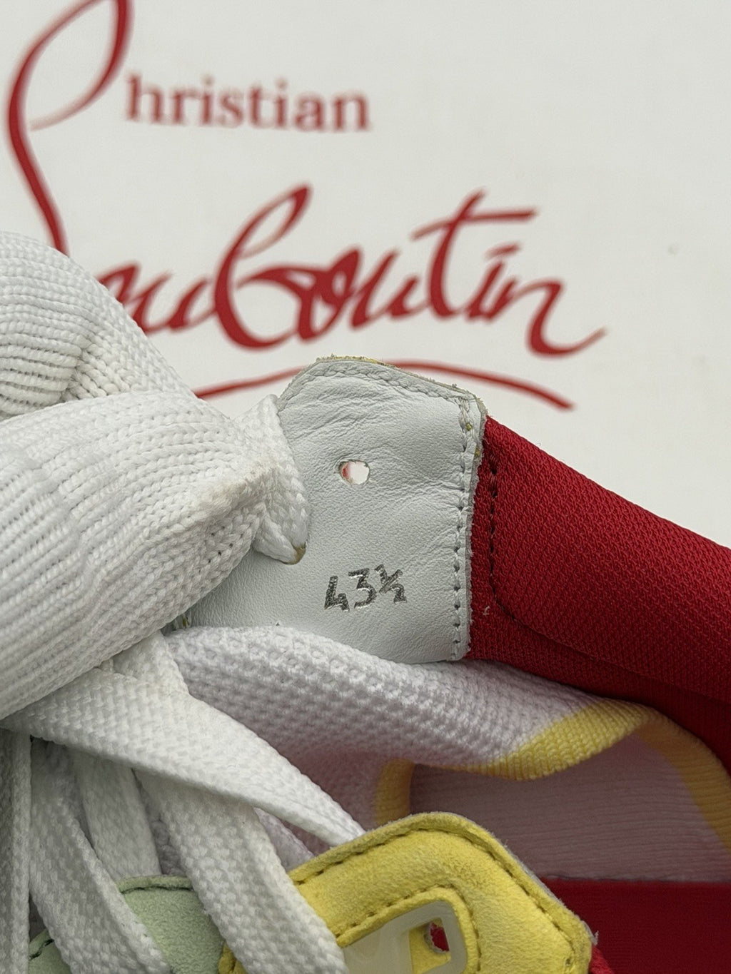 AUTHENTIC Christian Louboutin Astroloubi low-top trainers Size 43.5 EU 10.5 US