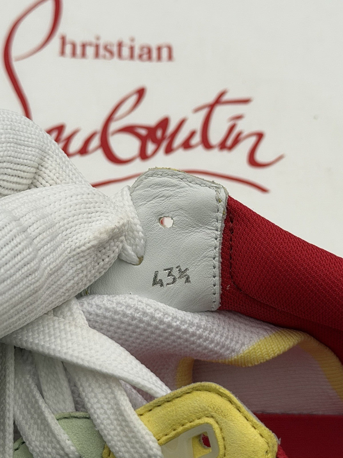AUTHENTIC Christian Louboutin Astroloubi low-top trainers Size 43.5 EU 10.5 US