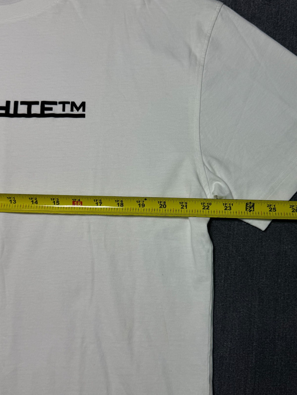 NWT Off-White Underlined Logo T-Shirt Men's XL White Short Sleeve 100% Cotton