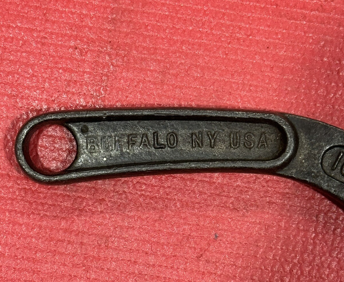 Vintage Westcott No. 80, 10 Inch S-Curved Adjustable Wrench Keystone Mfg Co. USA