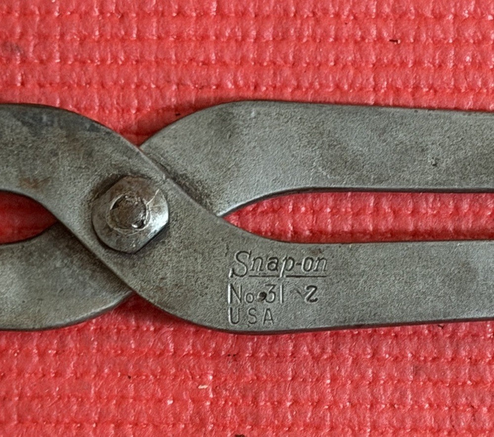 Vintage Snap-On tools no. 31 drum brake spring pliers remover installer USA