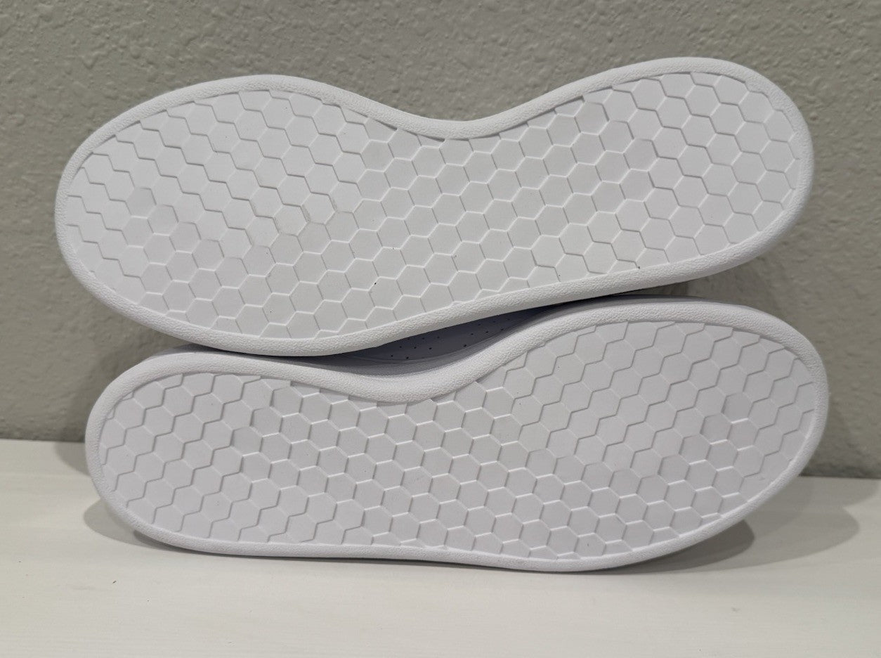 NEW Adidas Advantage White Wonder Quartz Women's Size 9.5 CLOUD-FOAM INSERTS NWB