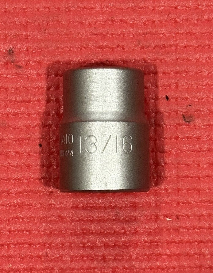 C Walter Germany NR. 1410 SAE 13/16” Shallow Socket 1/2” Drive 12 Point DIN3124