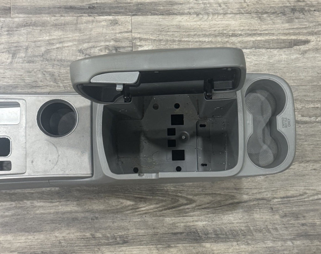 2005-09 TOYOTA TACOMA OEM FLOOR CENTER CONSOLE ASSEMBLY W/ TRIM LID GRAY GENUINE