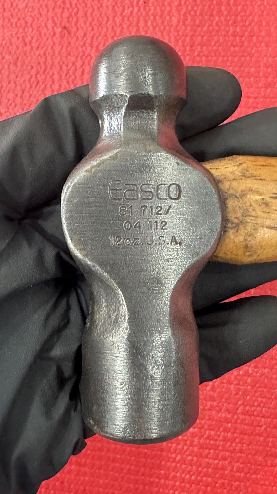 Vintage Easco Tools No. 81 712/04 112 Ball Peen Hammer 12 oz Made In USA Rare