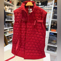 Off-White Patch Arr Buckleup Quilt Vest - Red Midium