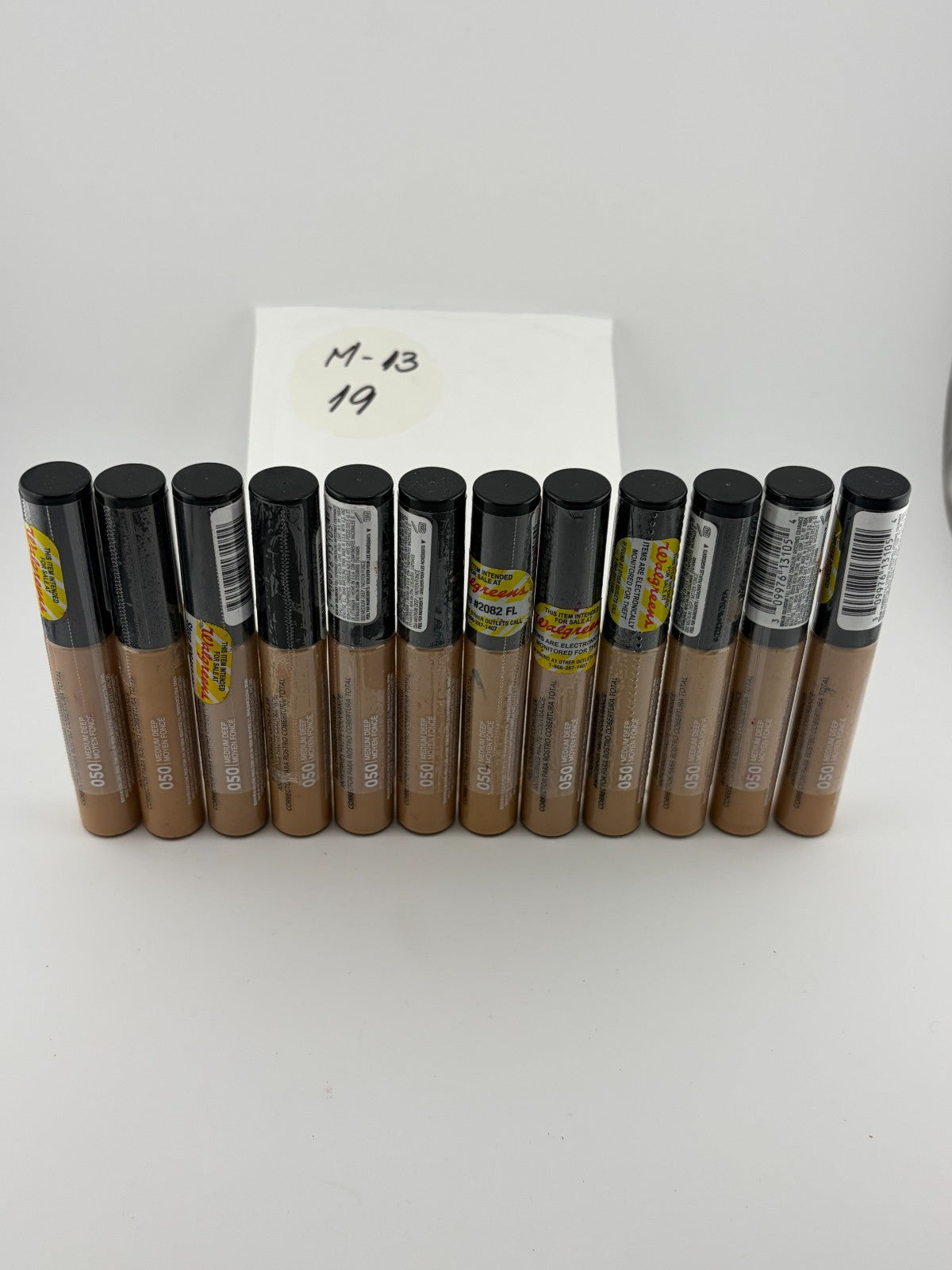 Revlon ColorStay Full Coverage Concealer Makeup 18M 050 Medium Deep - Set of 12