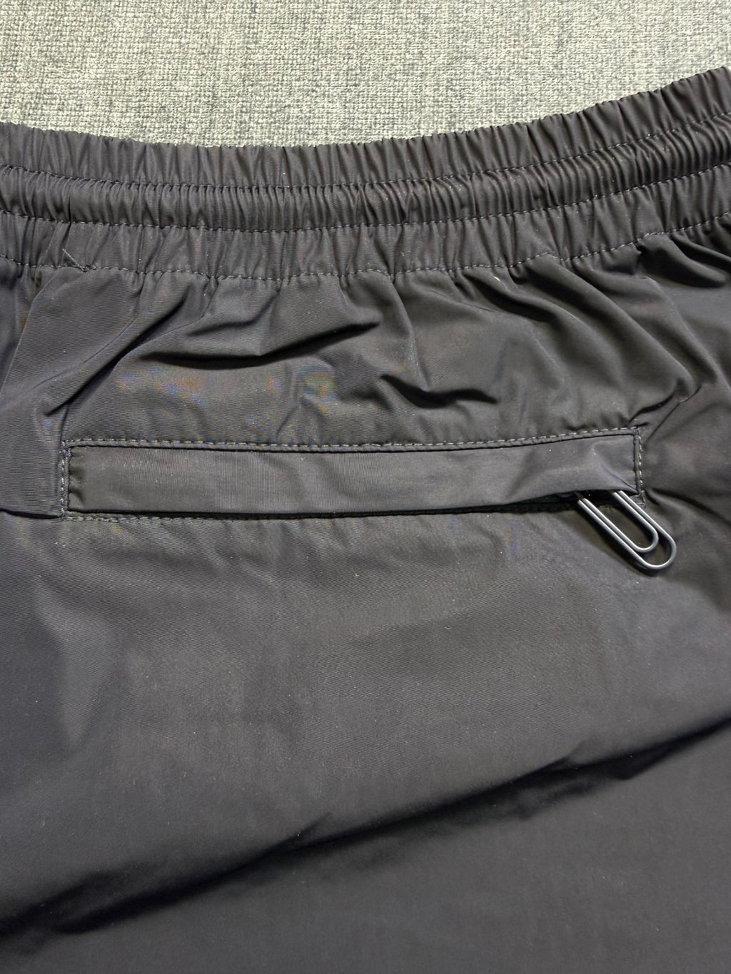 NEW Off-White Diagonal Outline Track Shorts Men's Small Black Logo Drawstring