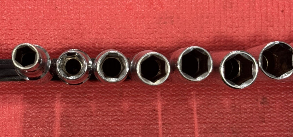 Pittsburgh Pro 67873, 10 PC CR-V Metric 6PT 1/2" Drive Deep Socket Set 10-19MM