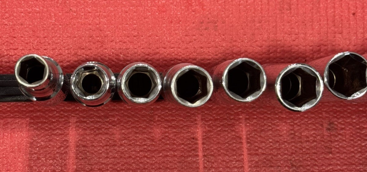 Pittsburgh Pro 67873, 10 PC CR-V Metric 6PT 1/2" Drive Deep Socket Set 10-19MM