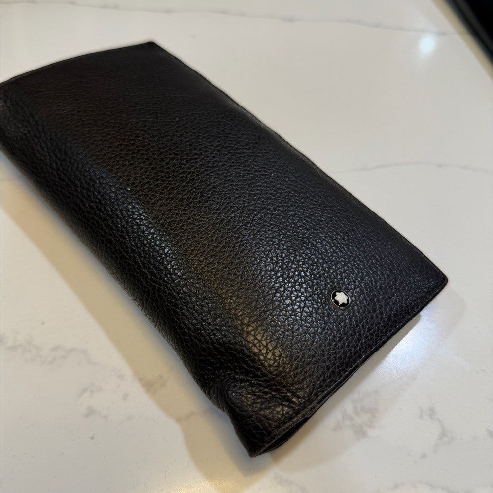 Brown Montblanc Leather bifold Wallet