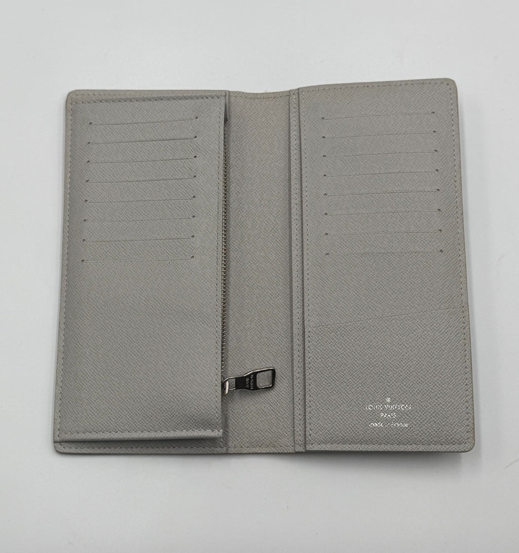 Louis Vuitton Brazza Wallet Men's Limited Edition Logo Story Monogram Canvas