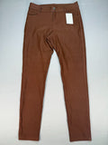 NWT Prolific Health Twill Slim Pants Womens XL Rust Brown Stretch Classic Preppy