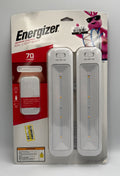 Energizer Remote Control Light Bars White 10” 70 Lumens LED Cabinet - Pack Of 2