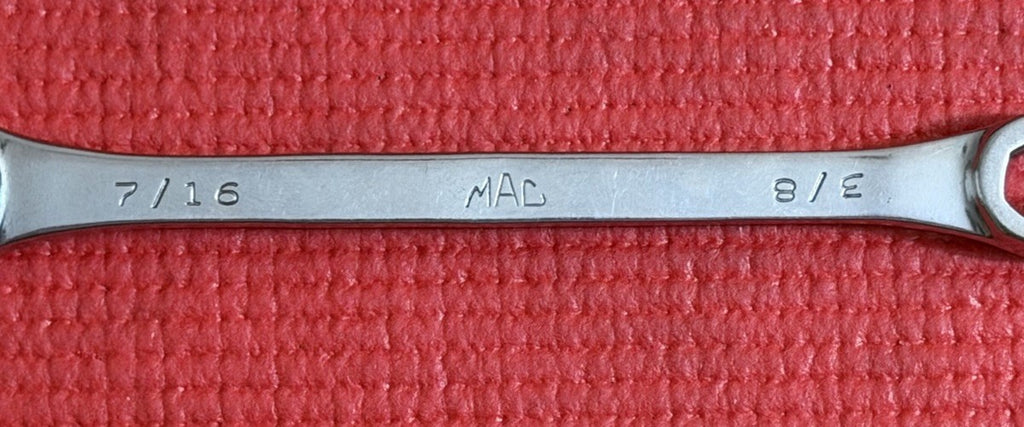Mac Tools OHB1214 SAE 3/8” X 7/16” Flare Nut Line Wrench Made In USA