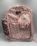 Locker Club Kids' 16L Nylon Backpack with Headphone Pencil Pouch - Assorted Pink