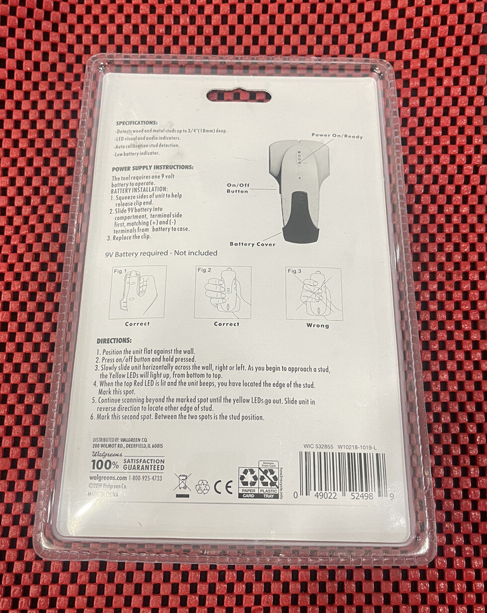 NEW Complete Home Compact Stud Finder LED, Audio Brand New N2
