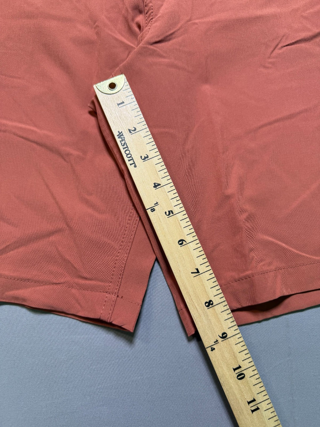 NWT Hurley All Day Hybrid Short Men's Size 40 Redwood Rust 4-Way Stretch Comfort