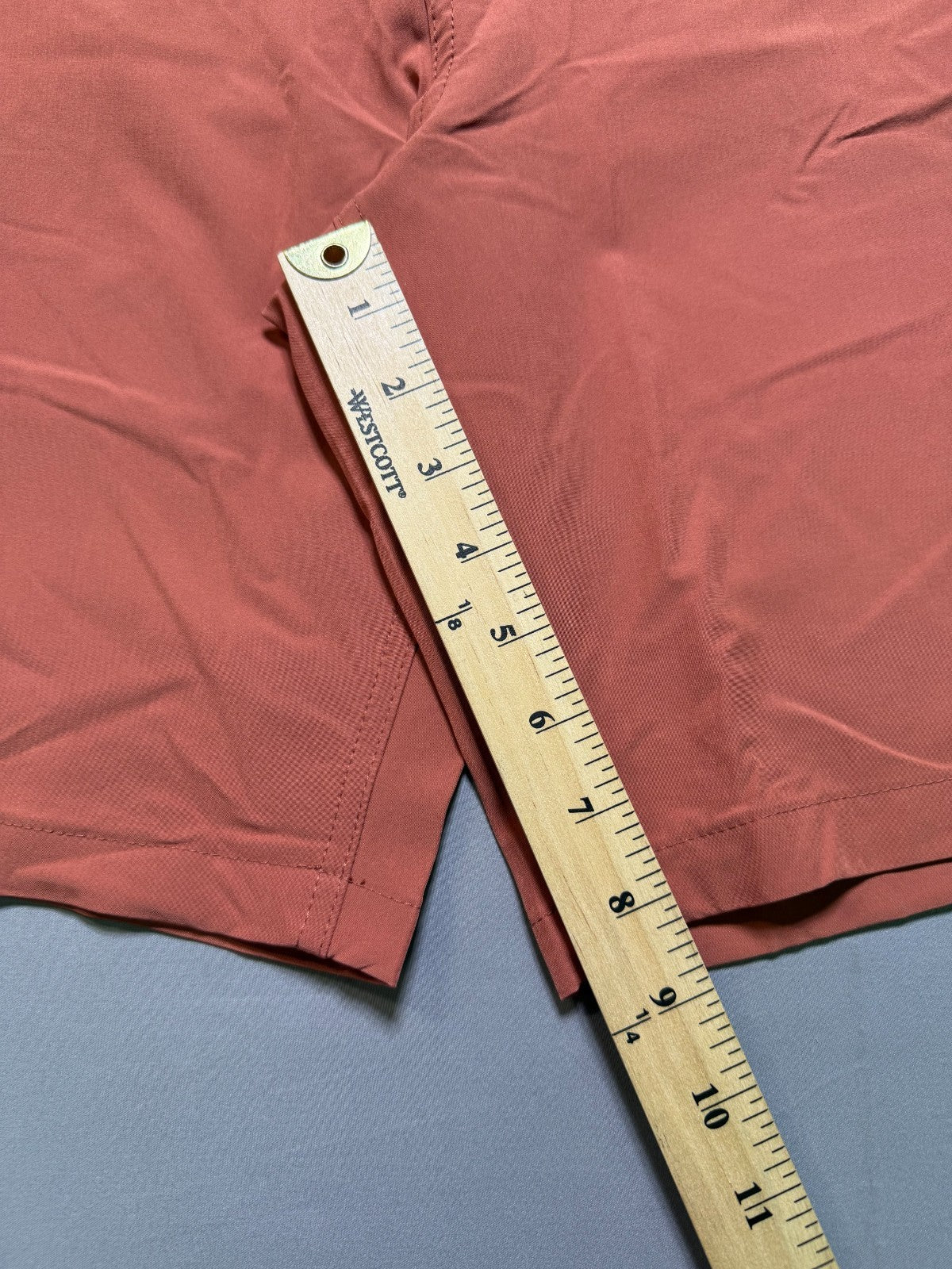 NWT Hurley All Day Hybrid Short Men's Size 40 Redwood Rust 4-Way Stretch Comfort