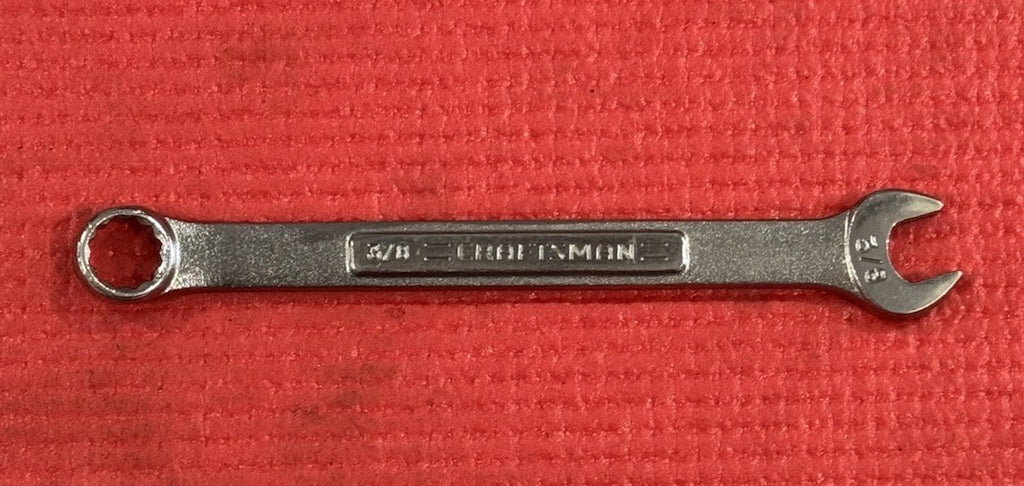 Vintage Craftsman VA 44693 3/8" Combination Wrench 12 Point Made In USA NEW