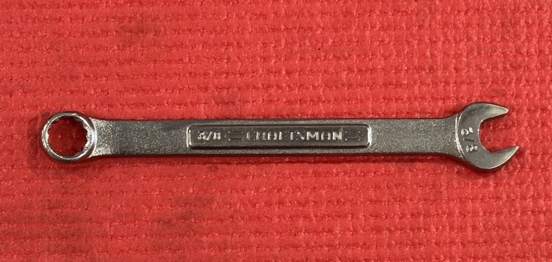 Vintage Craftsman VA 44693 3/8" Combination Wrench 12 Point Made In USA NEW