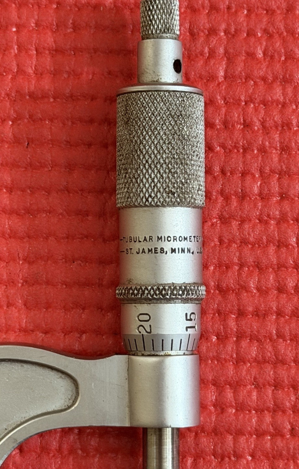 Tubular Micrometer Co. 1”-2” Inch Outside Micrometer Made In USA