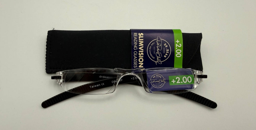 ICU Eyewear Dr. Dean Edell Slim Vision Reading Glasses +2.00 Magnification