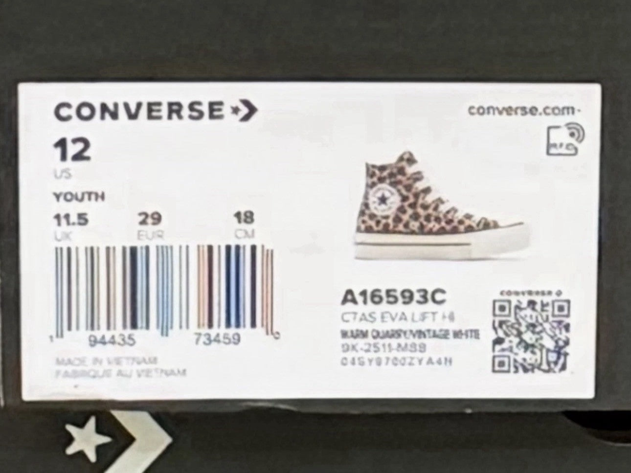 Converse Chuck Taylor All Star Girls EVA Lift Platform Leopard | CHOOSE SIZE!