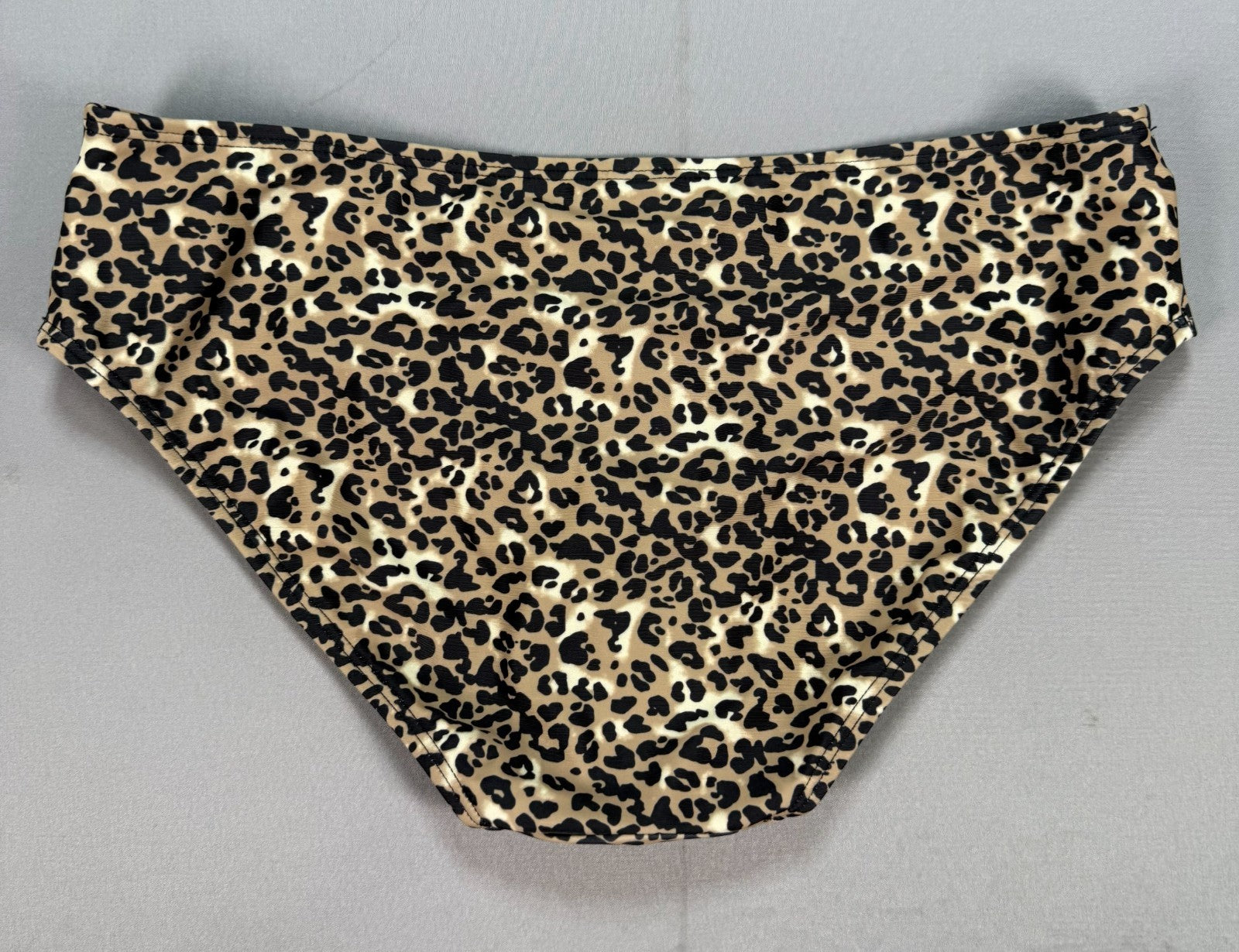 Ocean Blues Swim Briefs Women's Small Brown Strappy Bikini Bottom Full Coverage