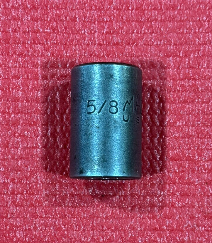 Vintage Mac Tools VP202 5/8", 1/2" Drive 12PT Shallow Impact Socket Made in USA