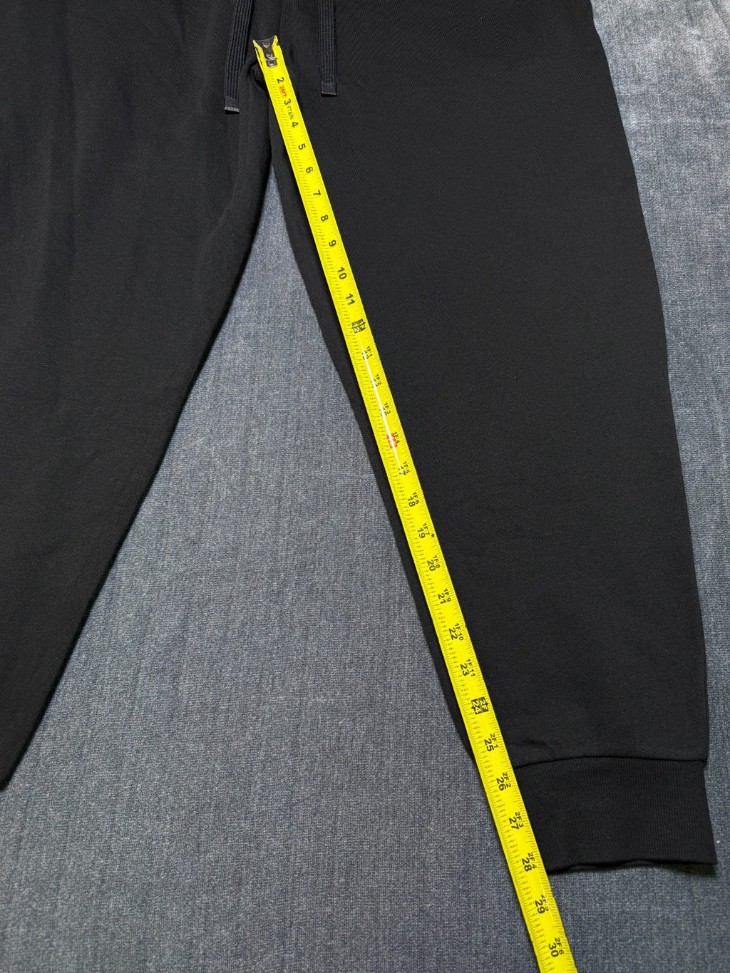 NWT Member's Mark Newport Fleece Joggers Men's 2XL Black Tapered Fit Drawstring