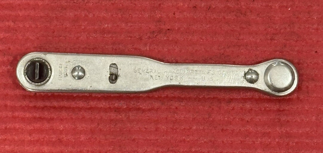 General 807 Offset Ratchet Slotted Screws Screwdriver  Made In USA