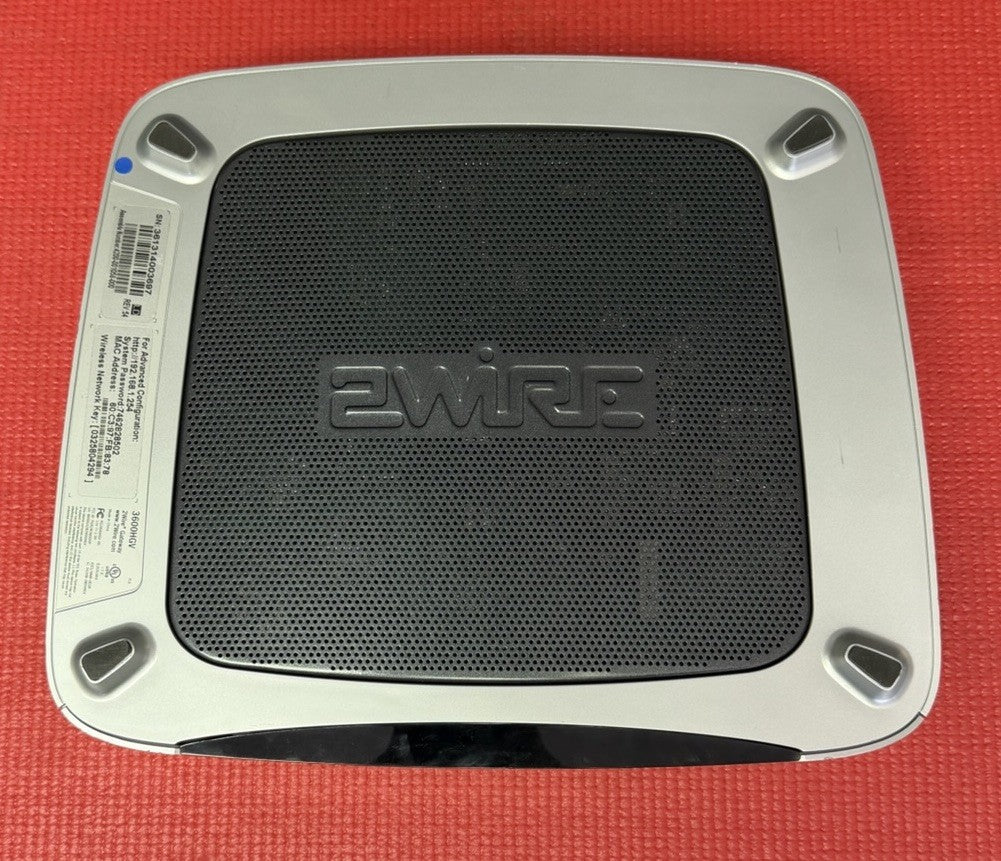 2Wire Gateway 3800HGV Internet Modem 4-Port Wireless Router-AT&T Universe